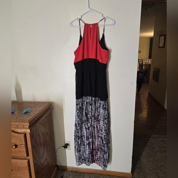 Maurices Black and White A-Line Maxi Dress for Wedding Guest - Picture 4 of 4